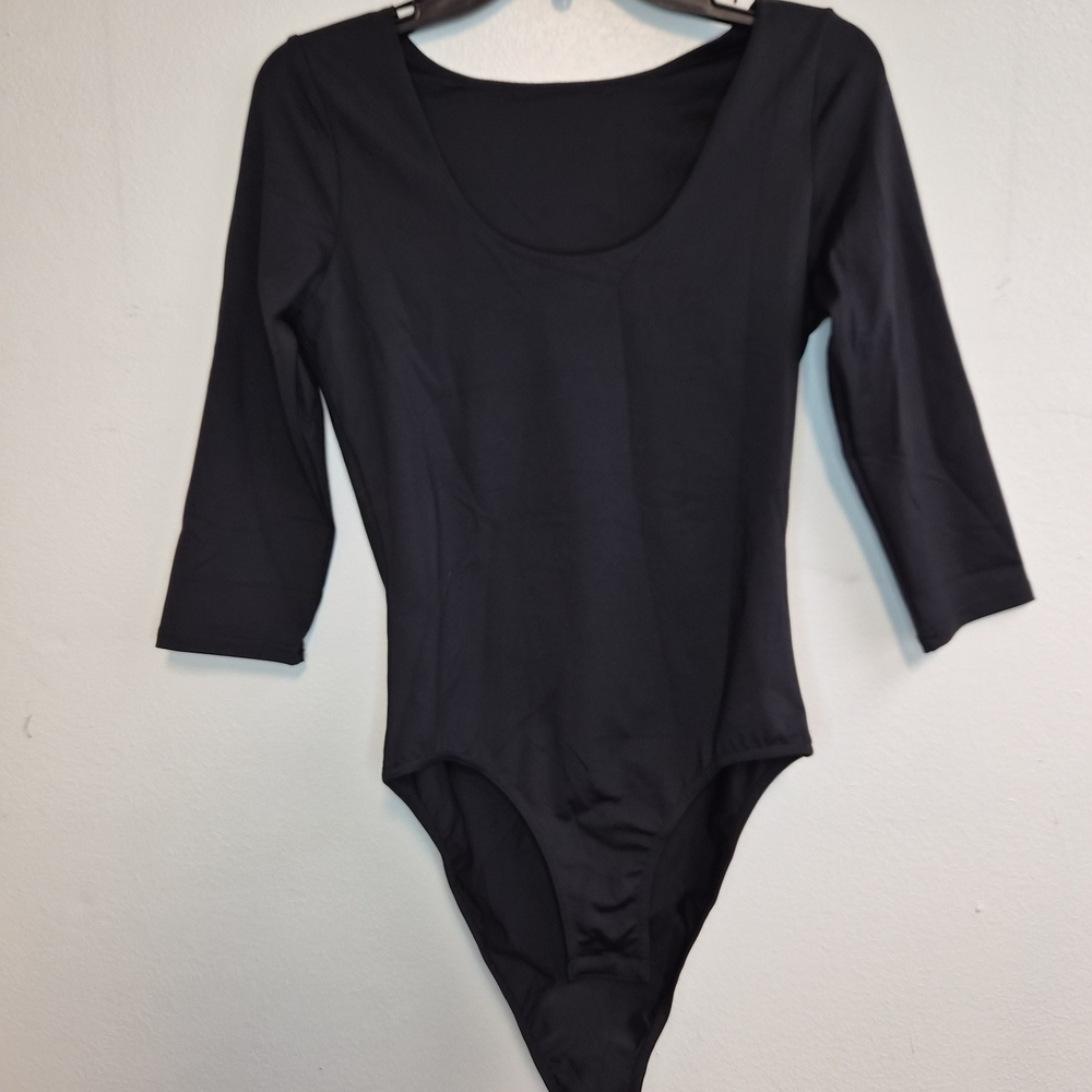 Blackmilk Essentials Black Body Suit. NWT